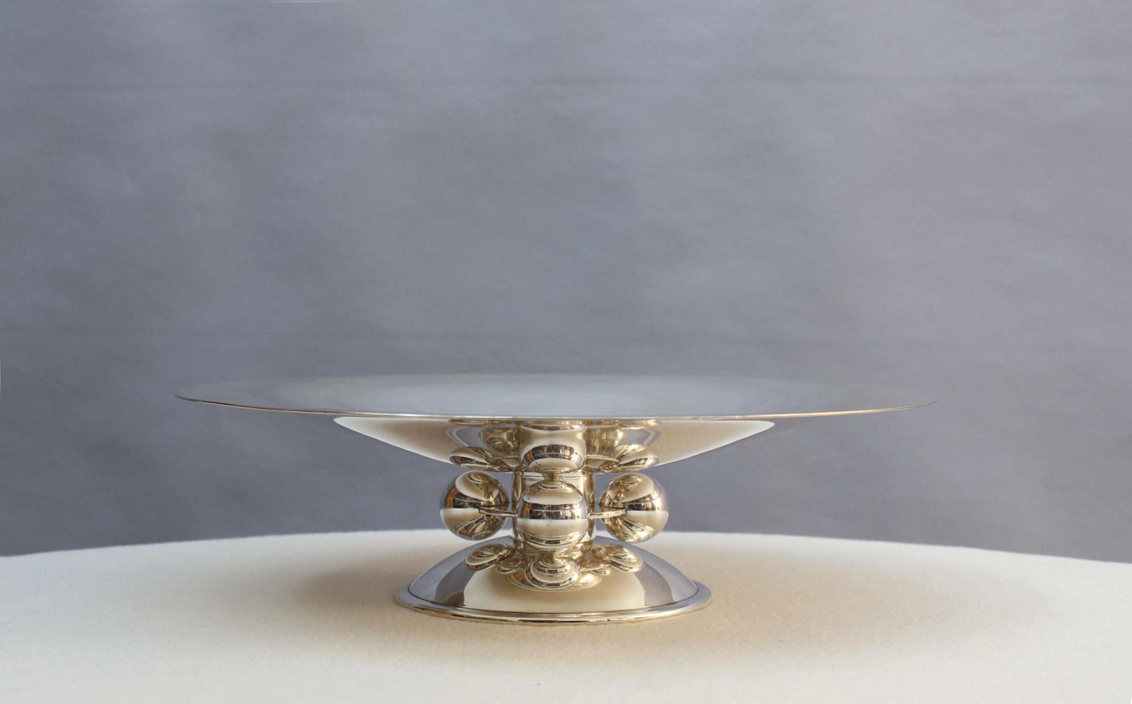 Fine French Art Deco Centerpiece by Luc Lanel for Christofle For Sale 7