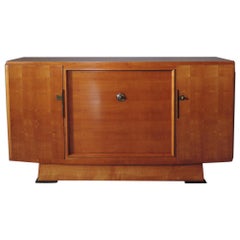 Fine French Art Deco Cherrywood Buffet by Maxime Old