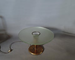 Fine French Art Deco Illuminated Gueridon by Jean Perzel