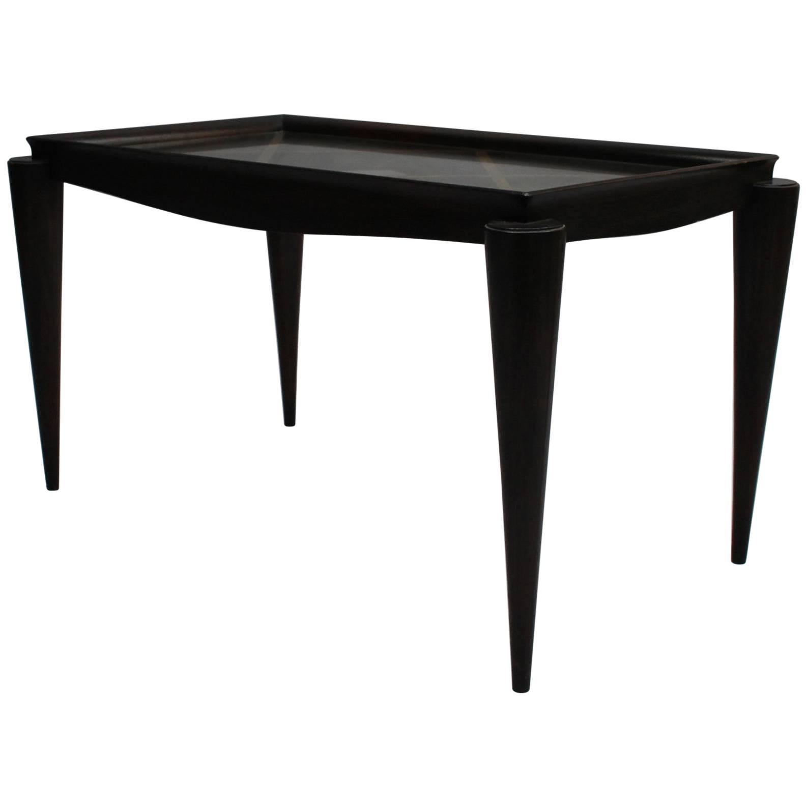 Fine French Art Deco Lacquered Coffee Table by Maxime Old