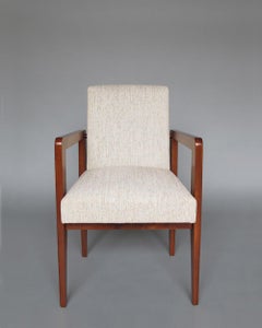 Fine French Art Deco Mahogany Arm Chair