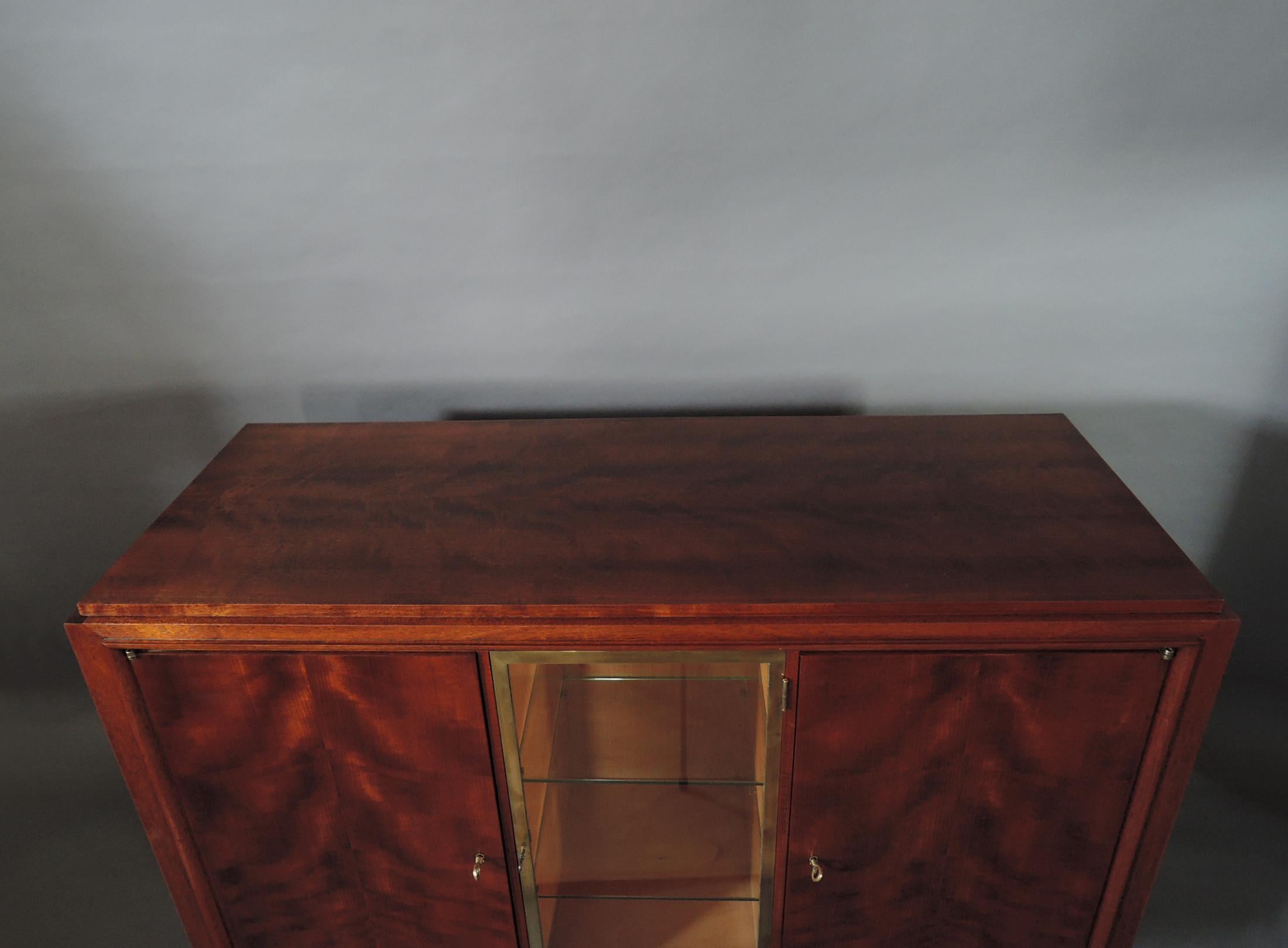 Raffinato buffet francese in mogano Art Déco di Albert Guenot per 