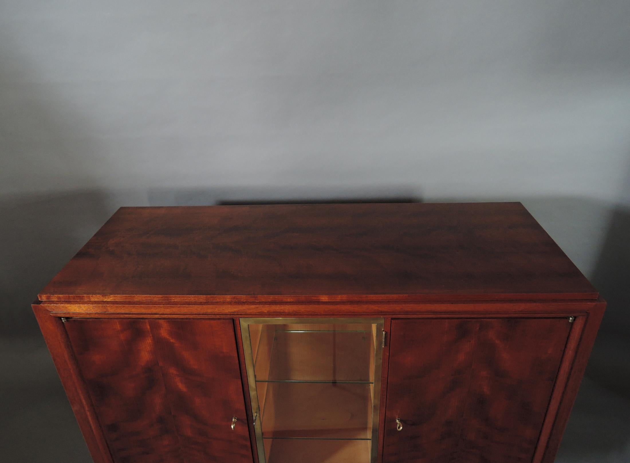 Fine French Art Deco Mahogany Buffet by Albert Guenot for 