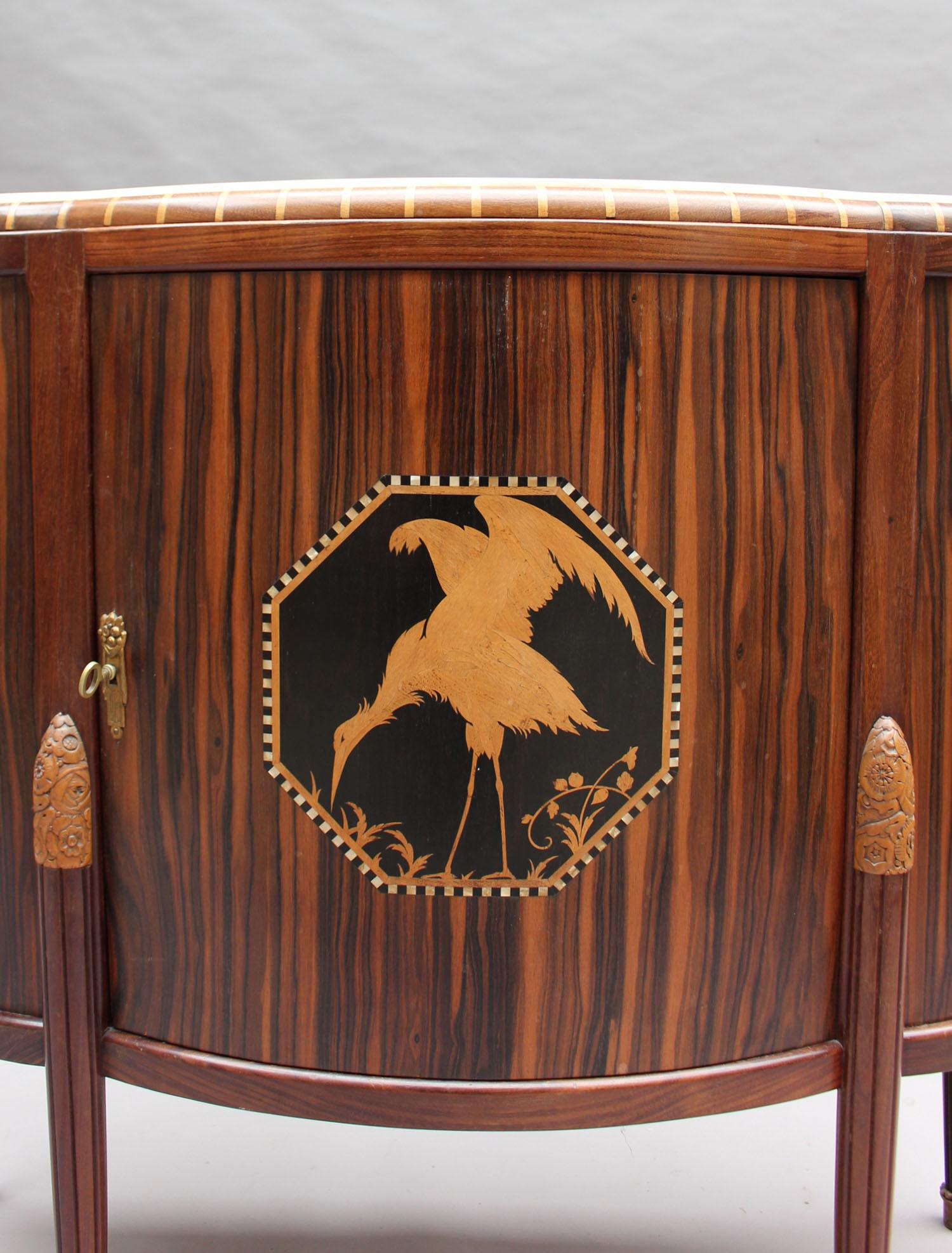 Fine French Art Deco Marquetry Commode 2