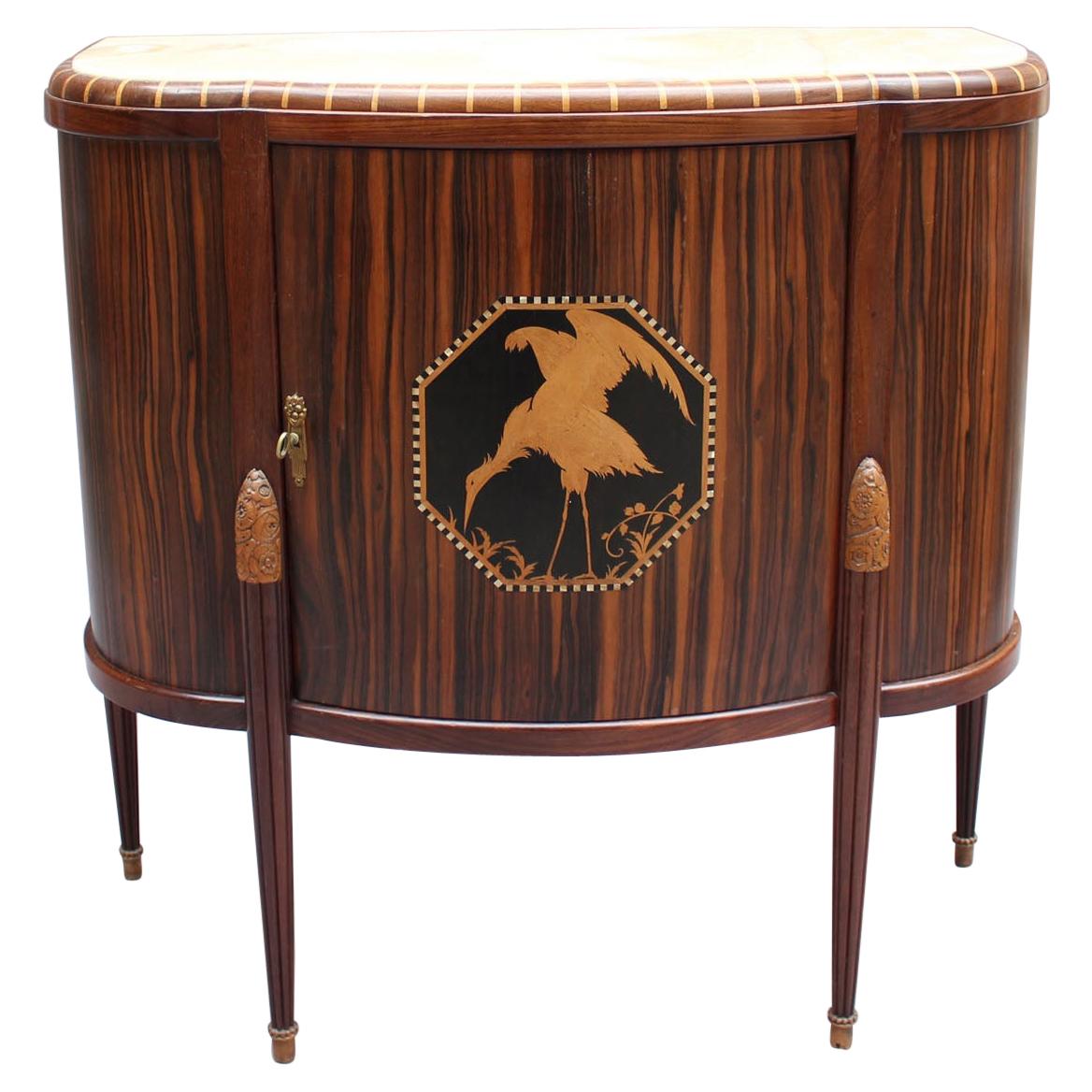 Fine French Art Deco Marquetry Commode