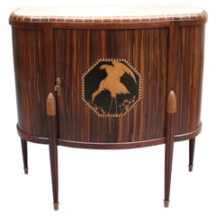 Fine French Art Deco Marquetry Commode