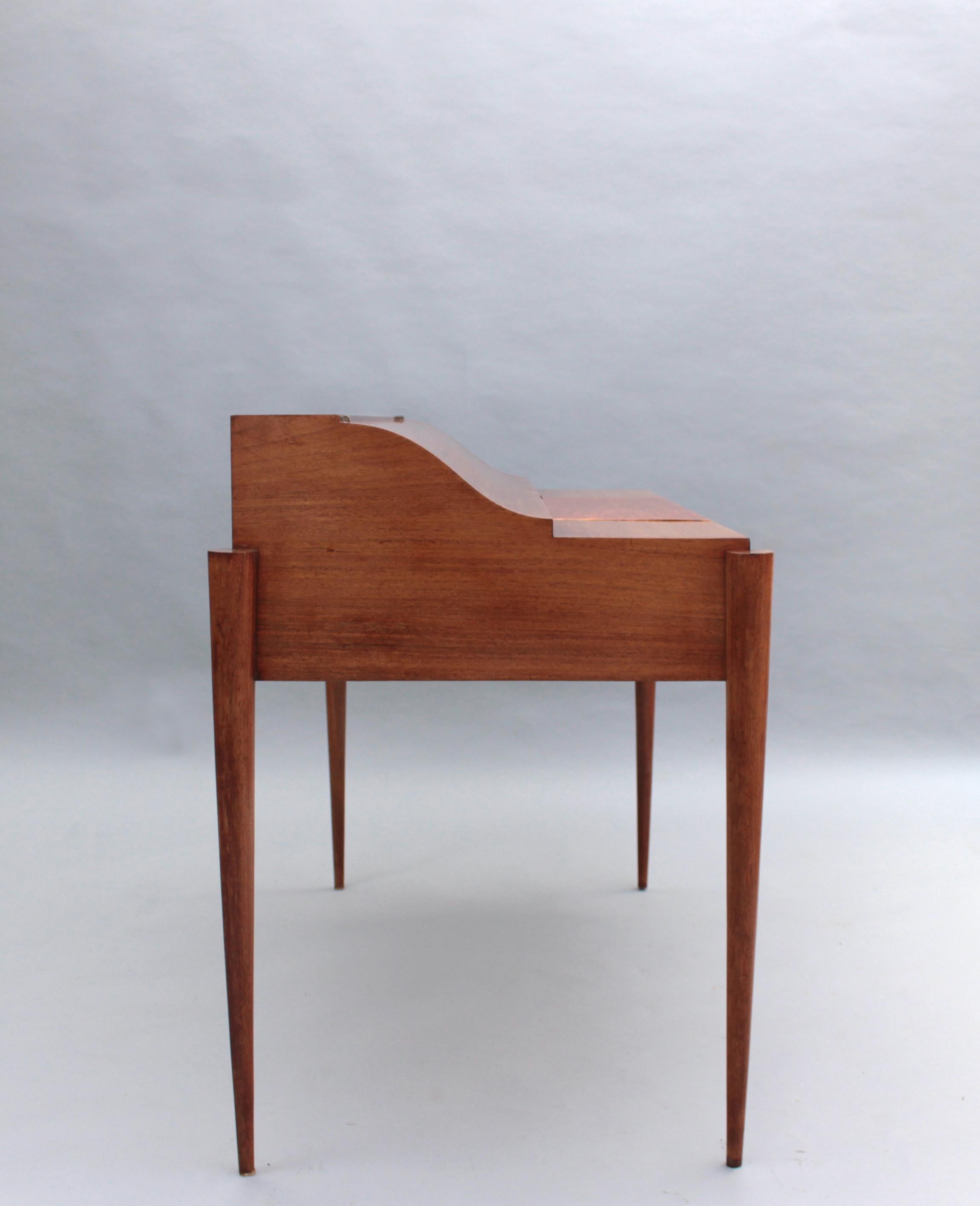 Französischer Palisander-Schreibtisch und Stuhl im Art déco-Stil von Robert Bloch, Art déco  im Angebot 3