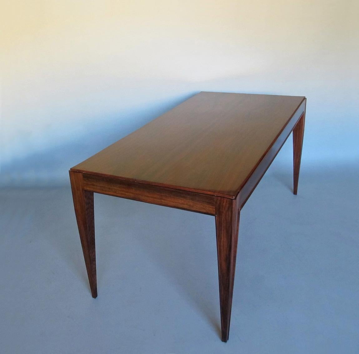 Fine French Art Deco Palisander Dining/Writing Table Attributed to Dominique For Sale 6
