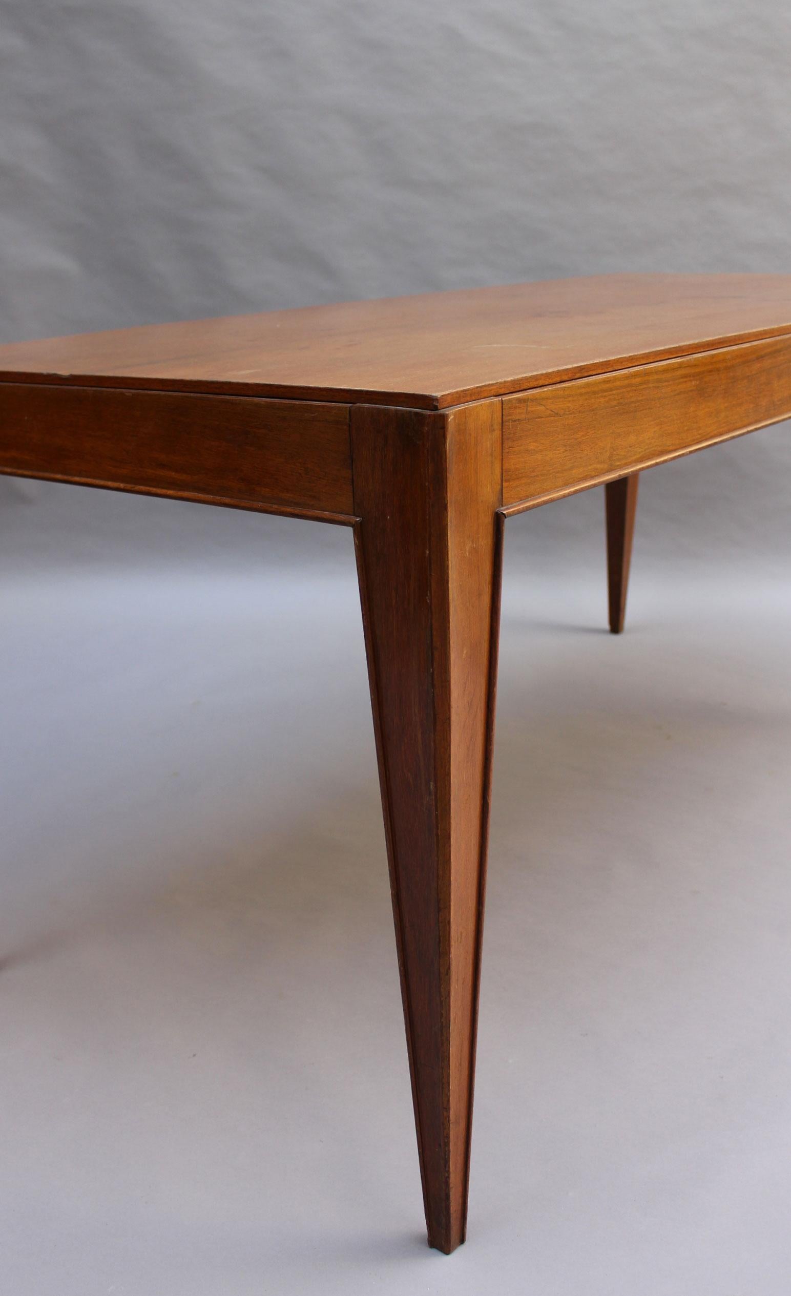 Fine French Art Deco Palisander Dining/Writing Table Attributed to Dominique For Sale 7