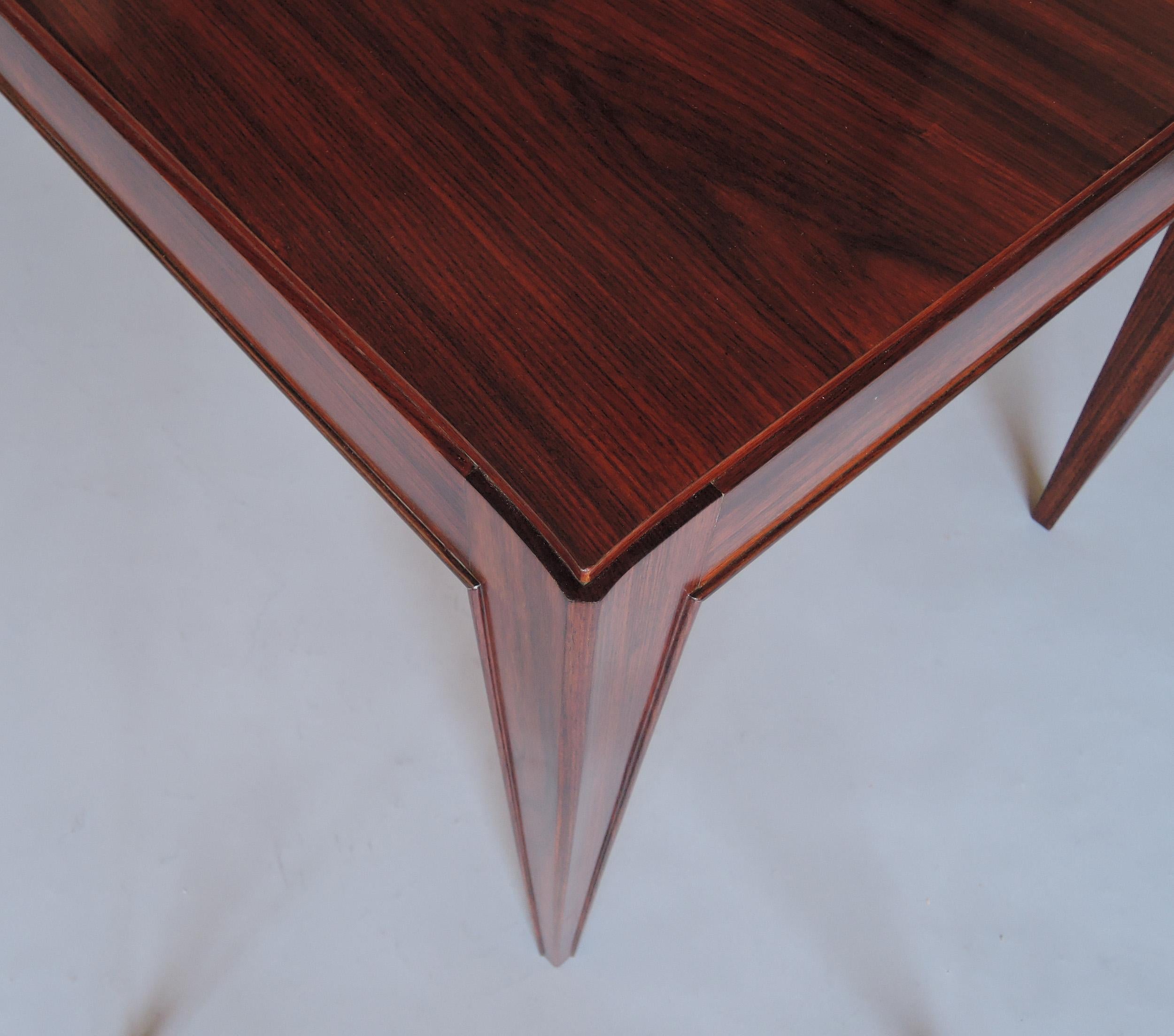 Fine French Art Deco Palisander Dining/Writing Table Attributed to Dominique For Sale 8