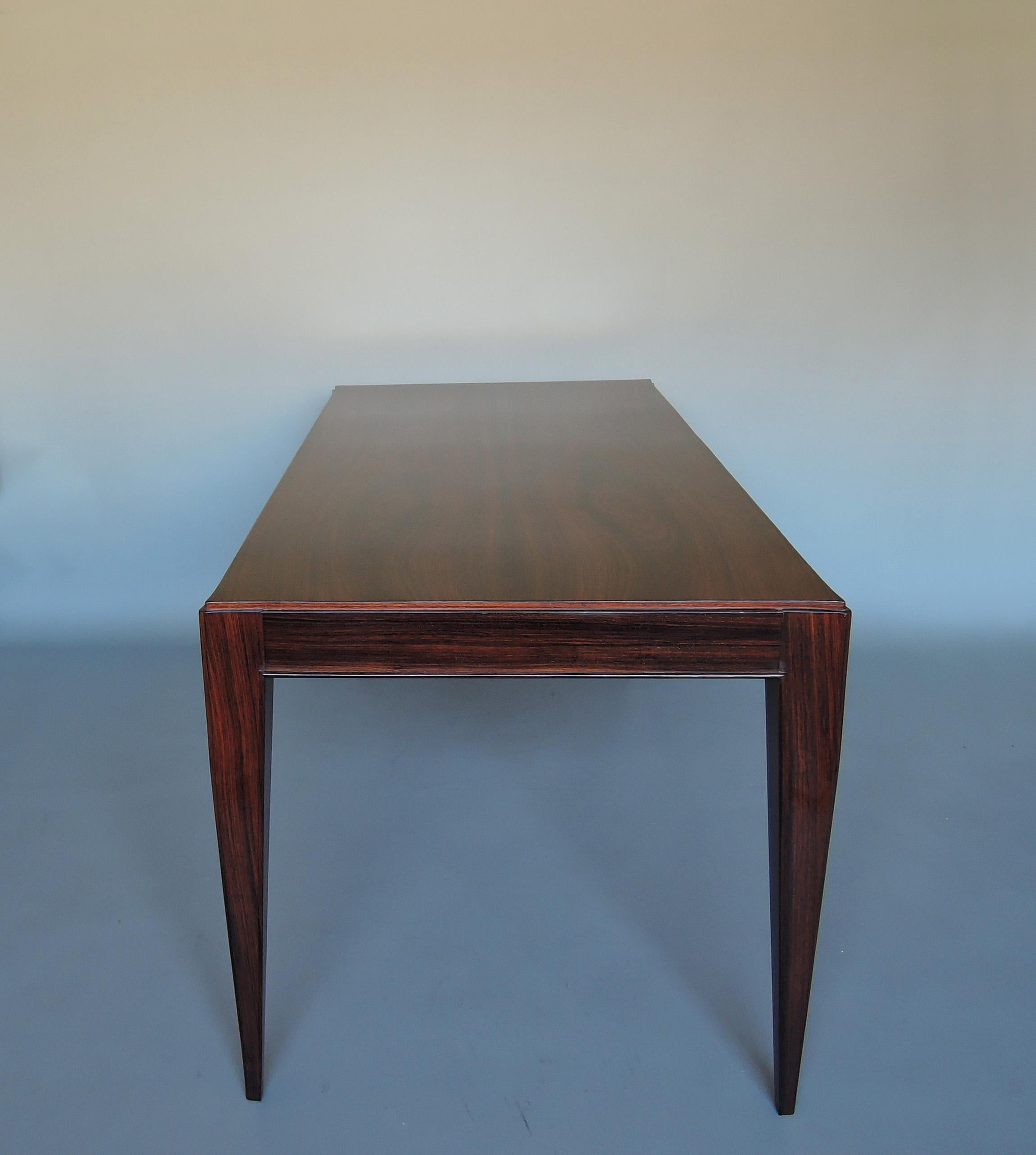 Fine French Art Deco Palisander Dining/Writing Table Attributed to Dominique For Sale 2