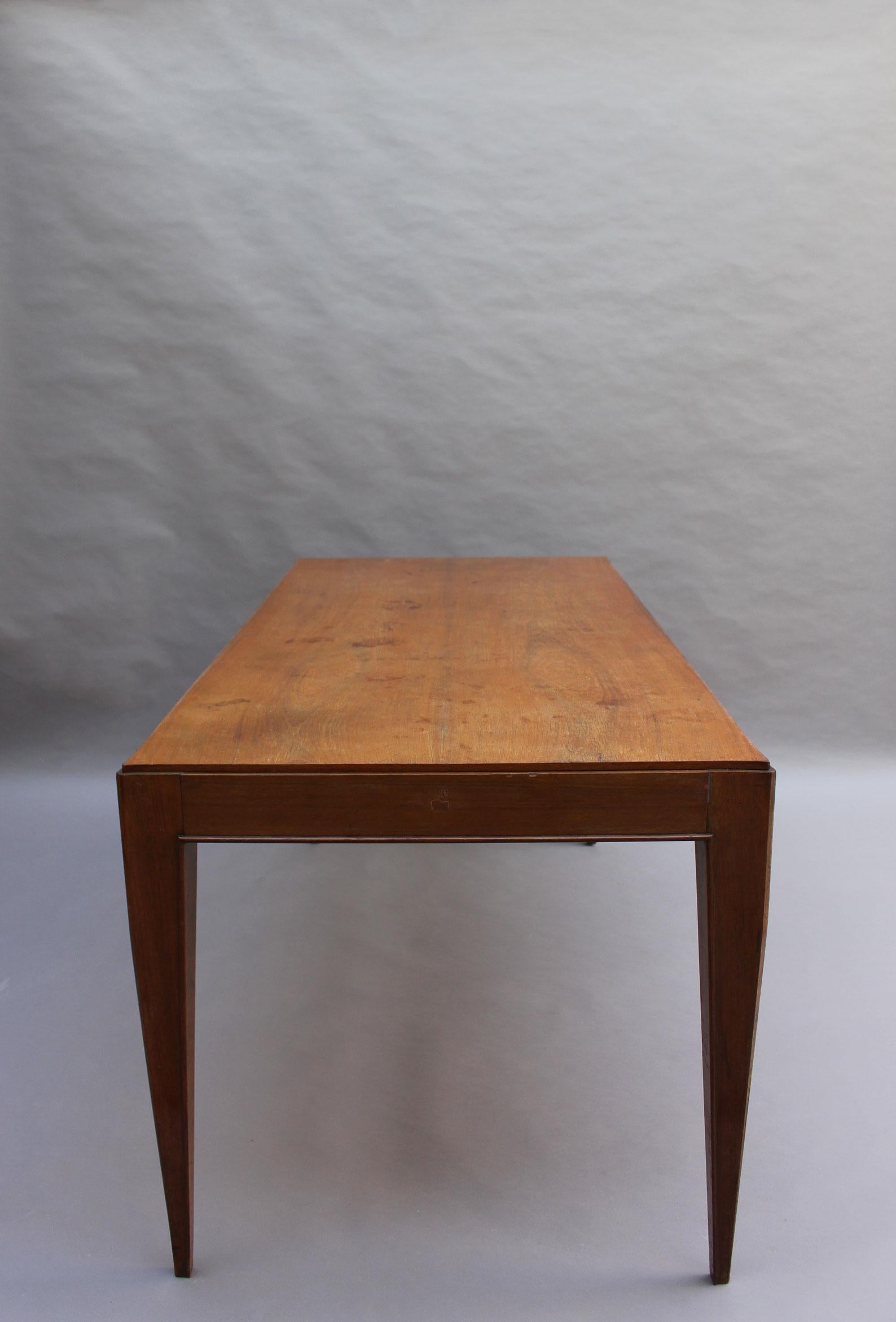 Fine French Art Deco Palisander Dining/Writing Table Attributed to Dominique For Sale 3