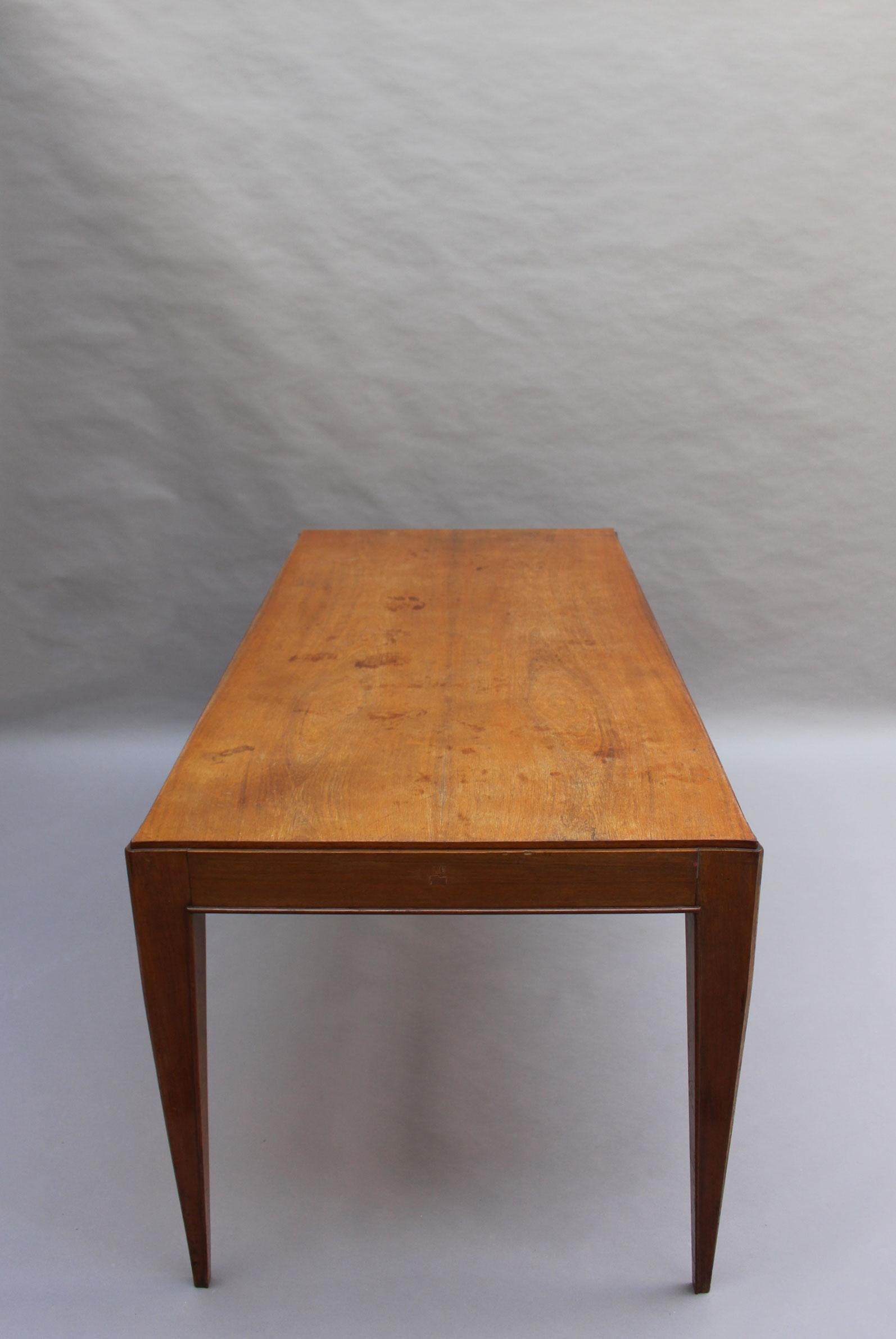 Fine French Art Deco Palisander Dining/Writing Table Attributed to Dominique For Sale 4