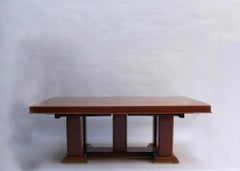 Fine French Art Deco Palisander Extendable Dining Table