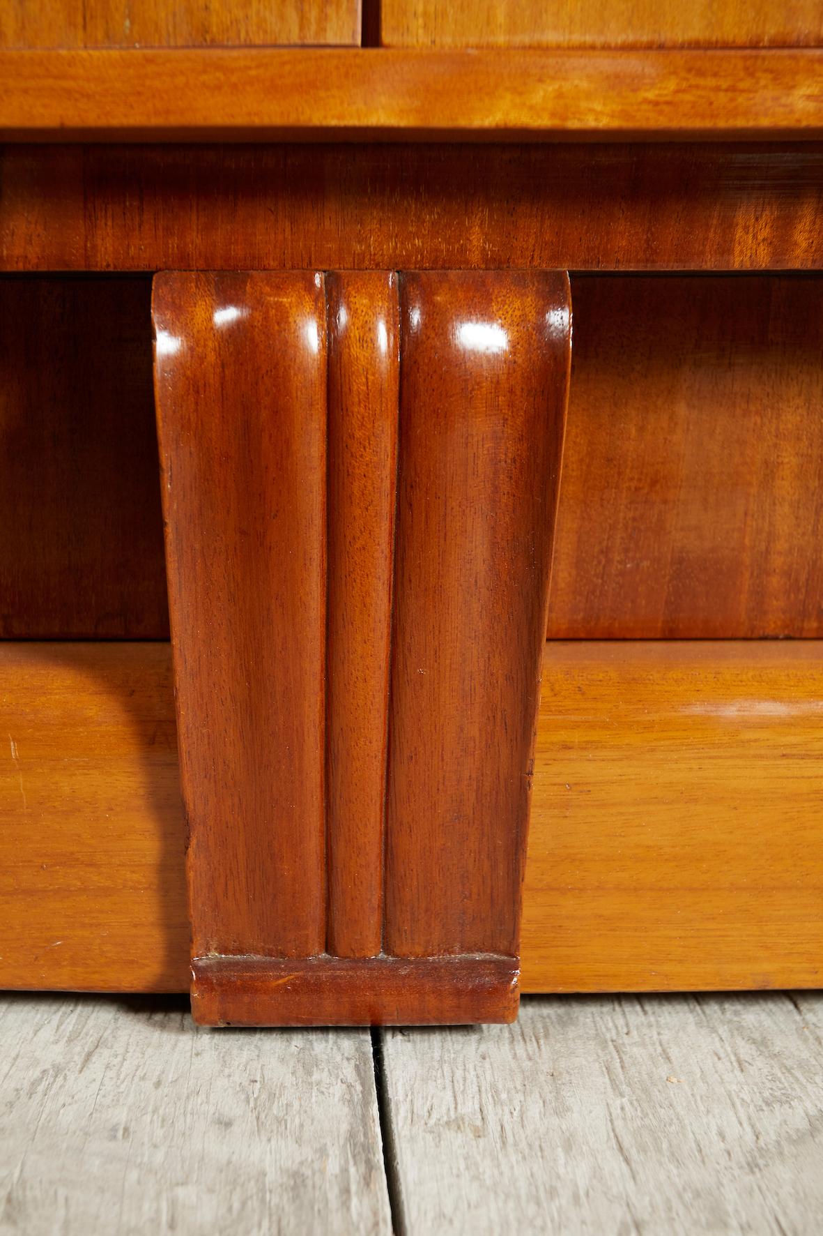 Fine French Art Deco Period Mahogany Buffet by André Arbus and Vadim Androussov For Sale 3