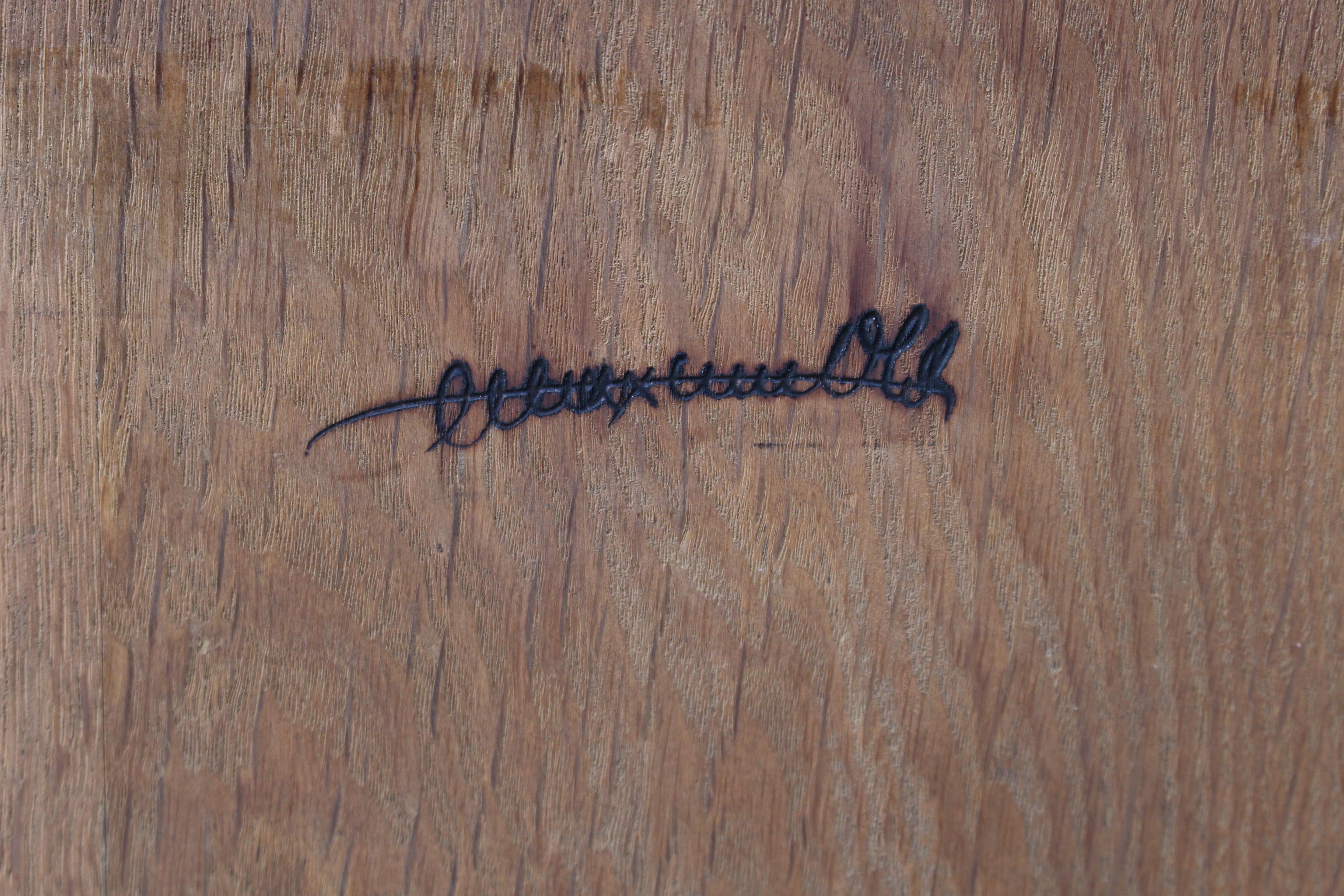 Französischer Art-déco-Esstisch aus Palisanderholz von Maxime Old im Angebot 4