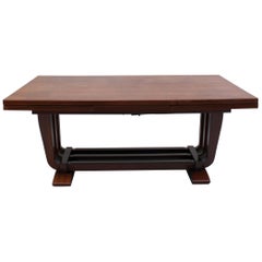 Fine French Art Deco Rosewood Dining Table by Maxime Old