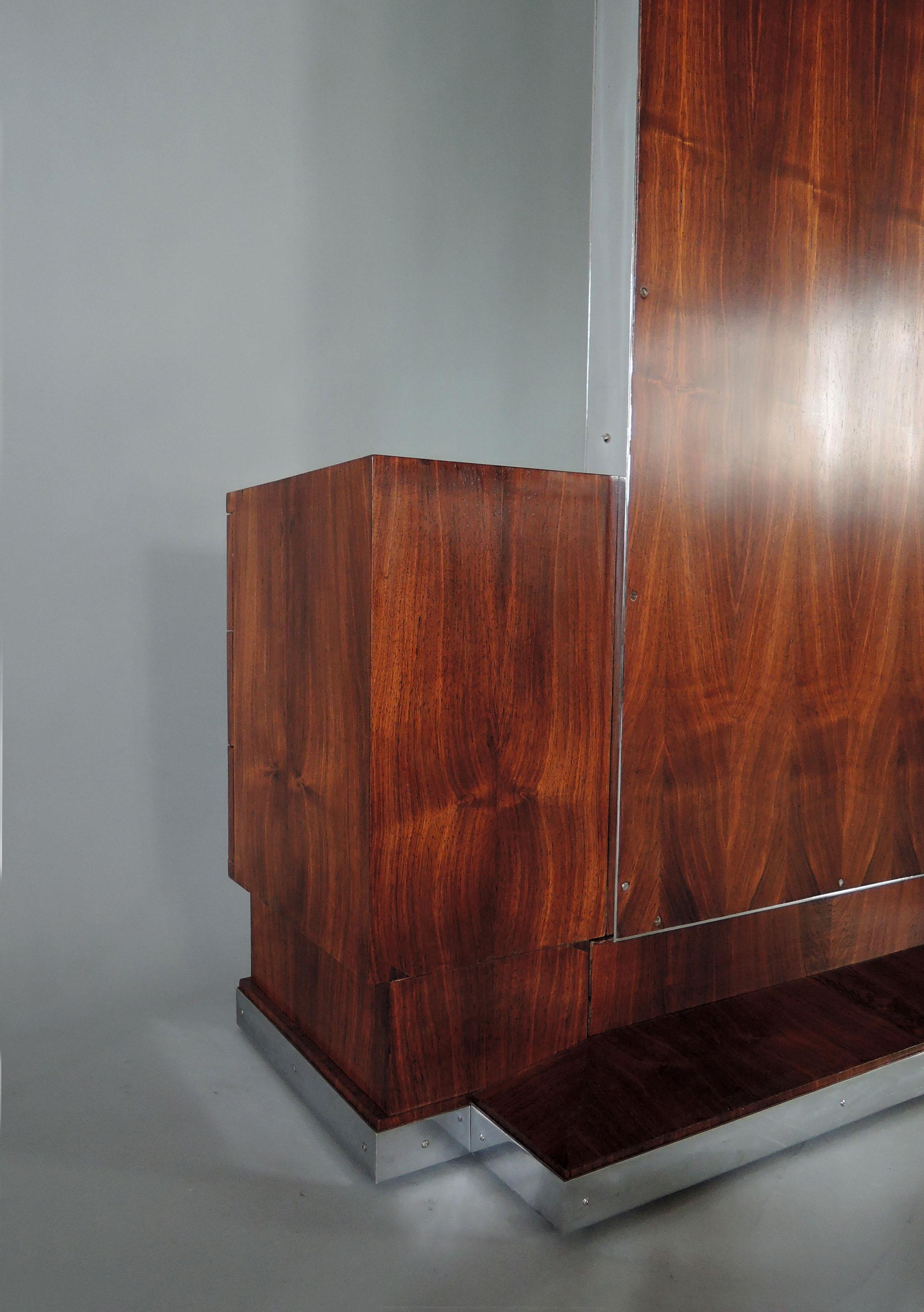 Coiffeuse / Vanity en bois de rose Art déco français en vente 2