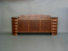 Credenza Art Deco francese di Rene Prou