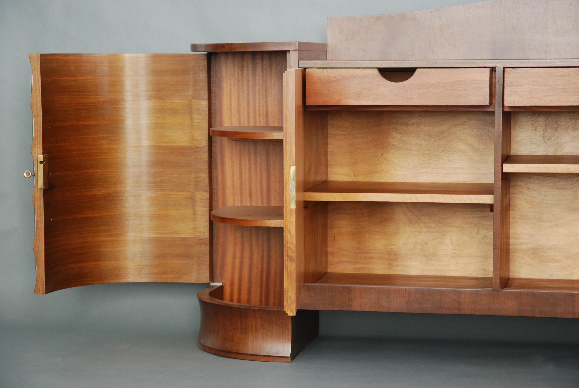 Credenza Art Deco francese di Rene Prou in vendita 2