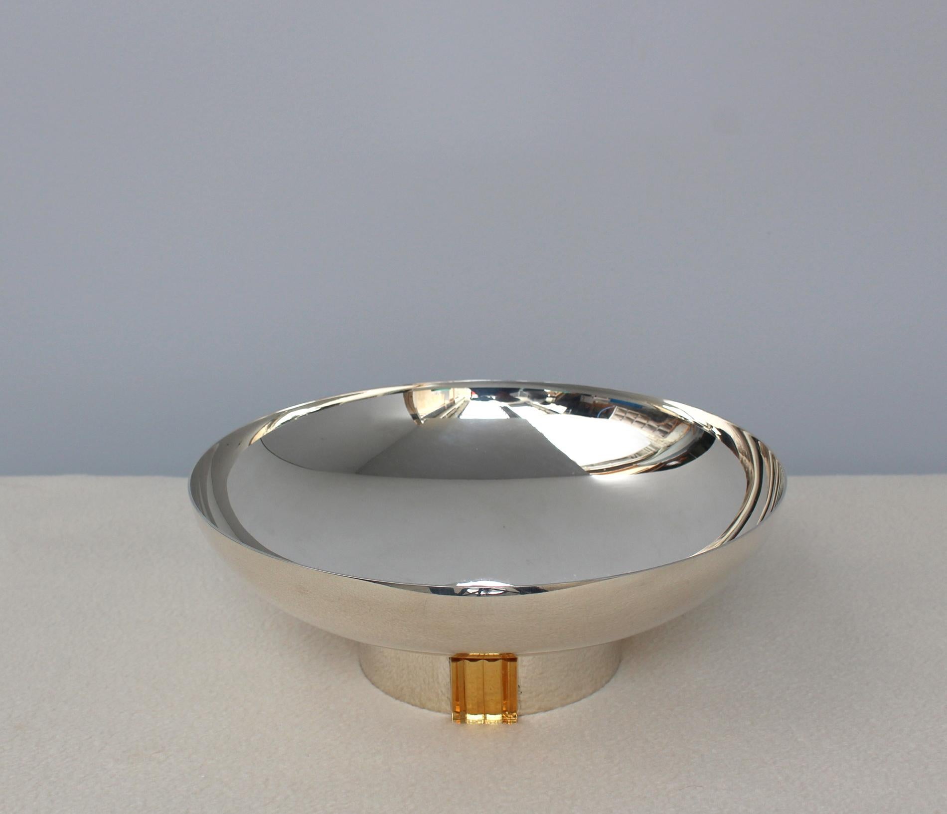 Fine French Art Deco Silver Plated Centerpiece by Puiforcat 3