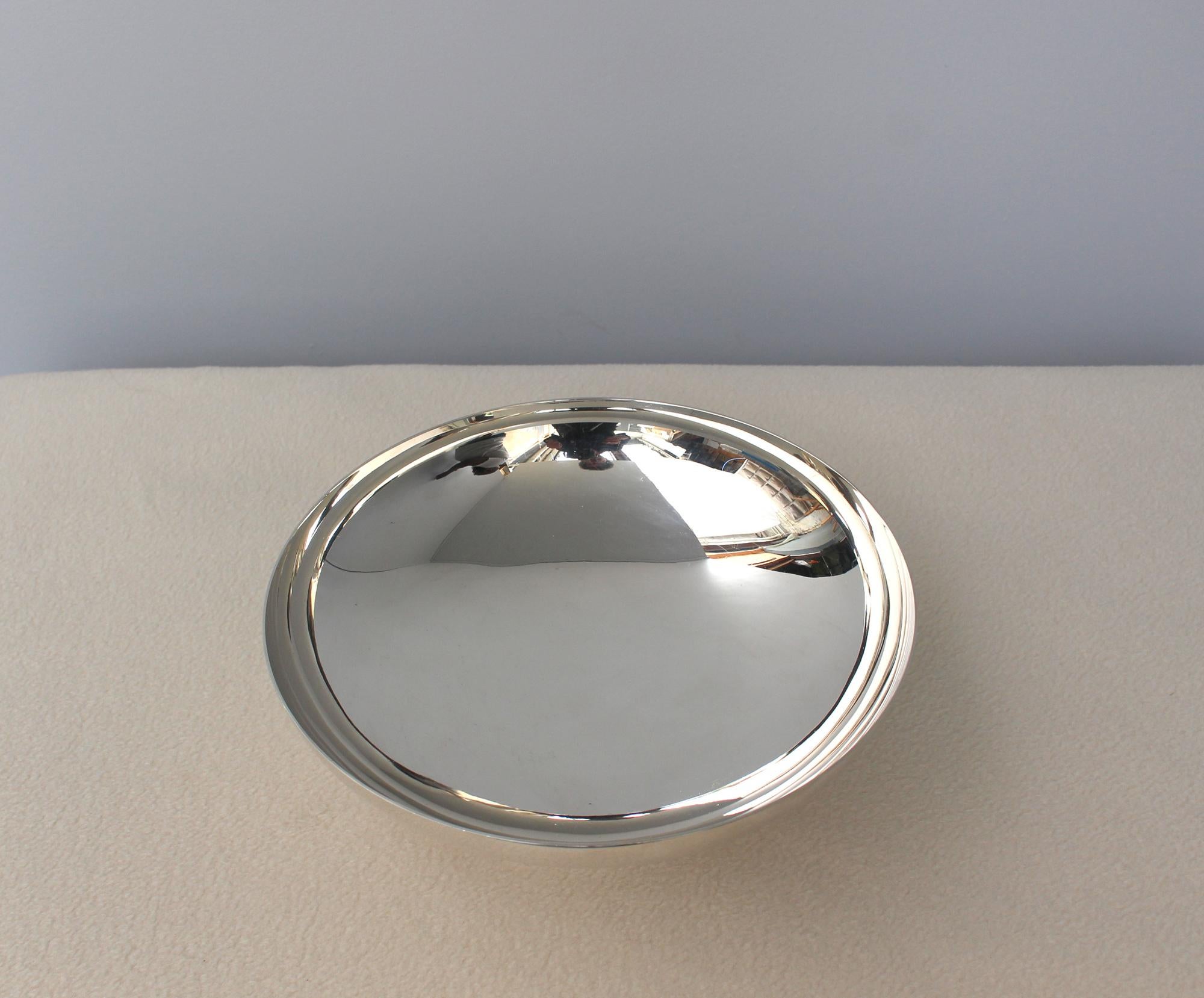 Fine French Art Deco Silver Plated Centerpiece by Puiforcat For Sale 5