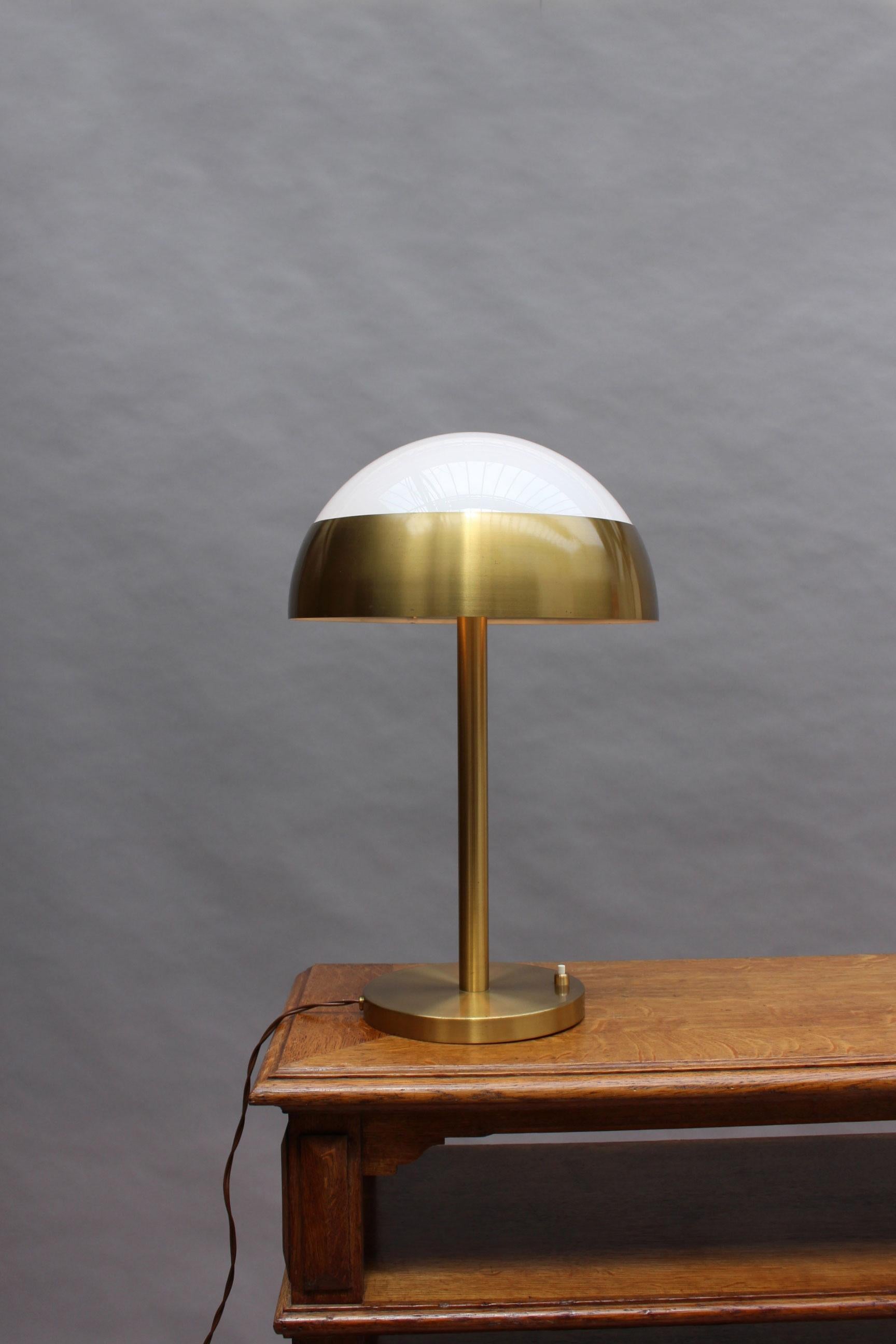 Fine French Art Deco Table Lamp by Jean Perzel For Sale 9