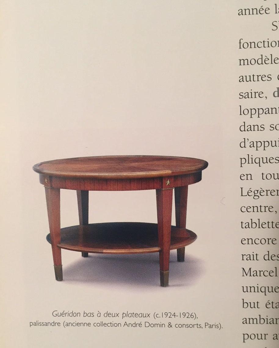 Guéridon à deux étages Art Déco français de Dominique en vente 8