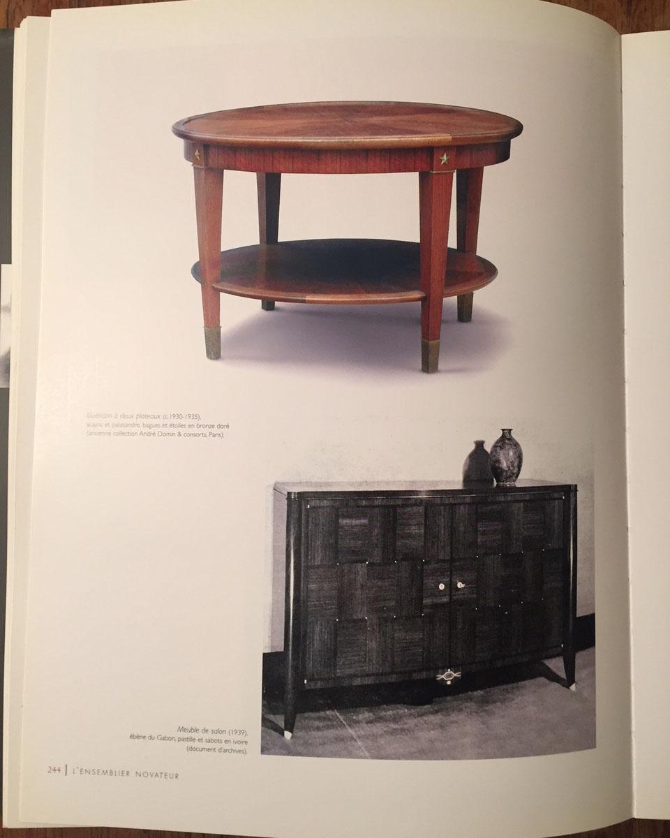 Guéridon à deux étages Art Déco français de Dominique en vente 7