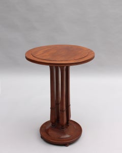 Fine French Art Nouveau - Art Deco Walnut Gueridon by Tony Selmersheim