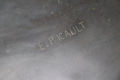 Estatua francesa de bronce "Homor Patria" según Emile Louis Picault