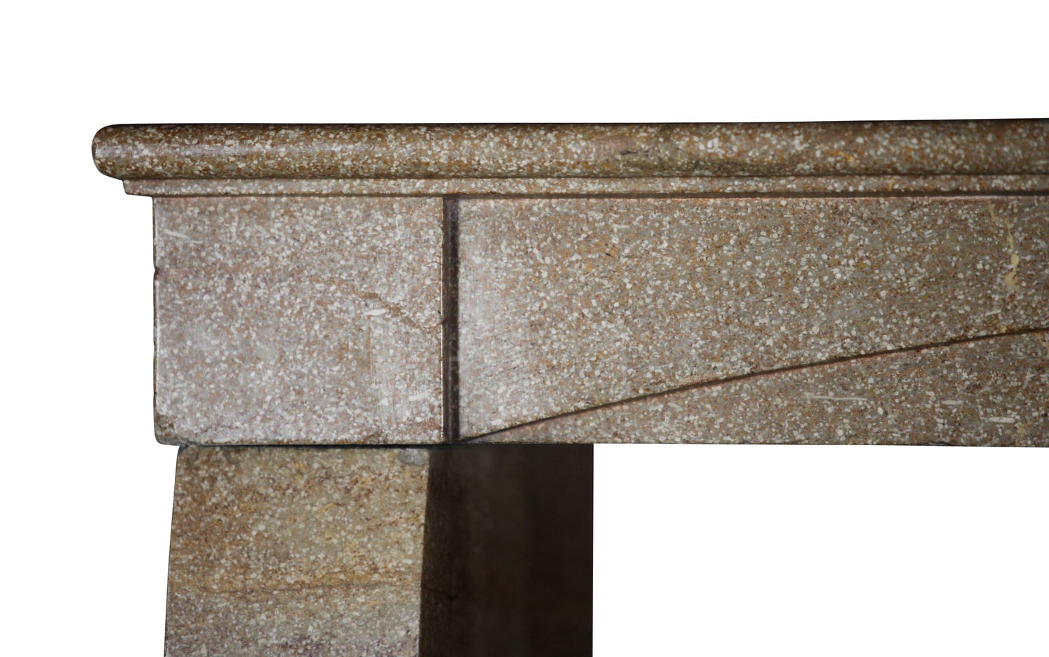 Fine French Country Limestone Vintage Fireplace Surround For Sale