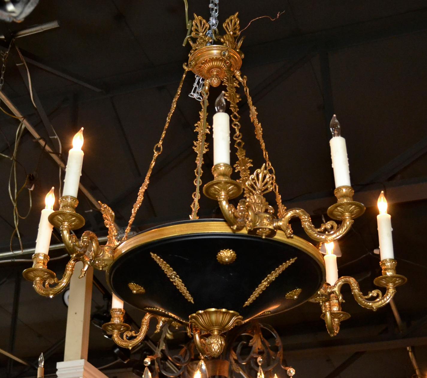 Early 20th Century Fine French Empire Chandelier