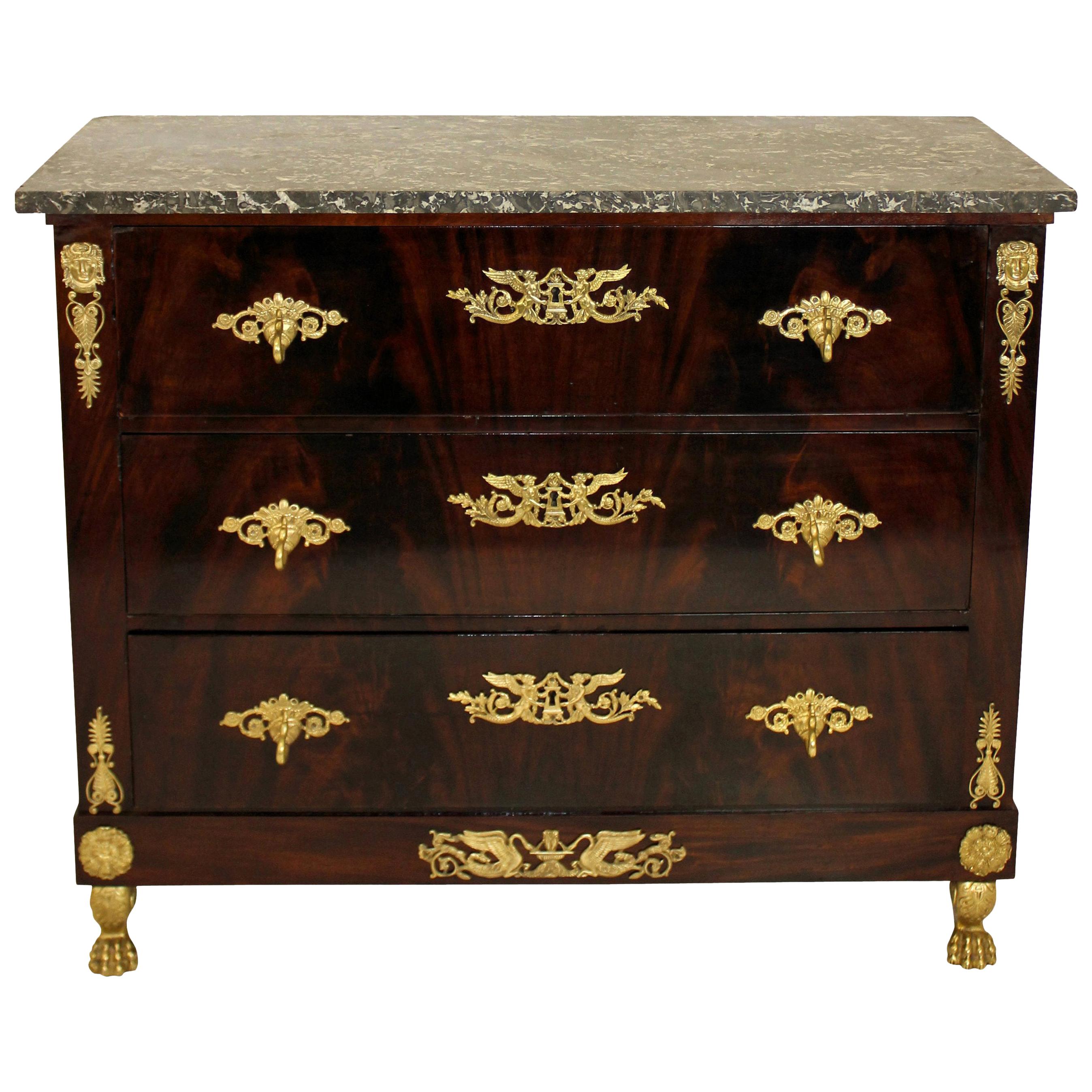 Fine French Empire Commode