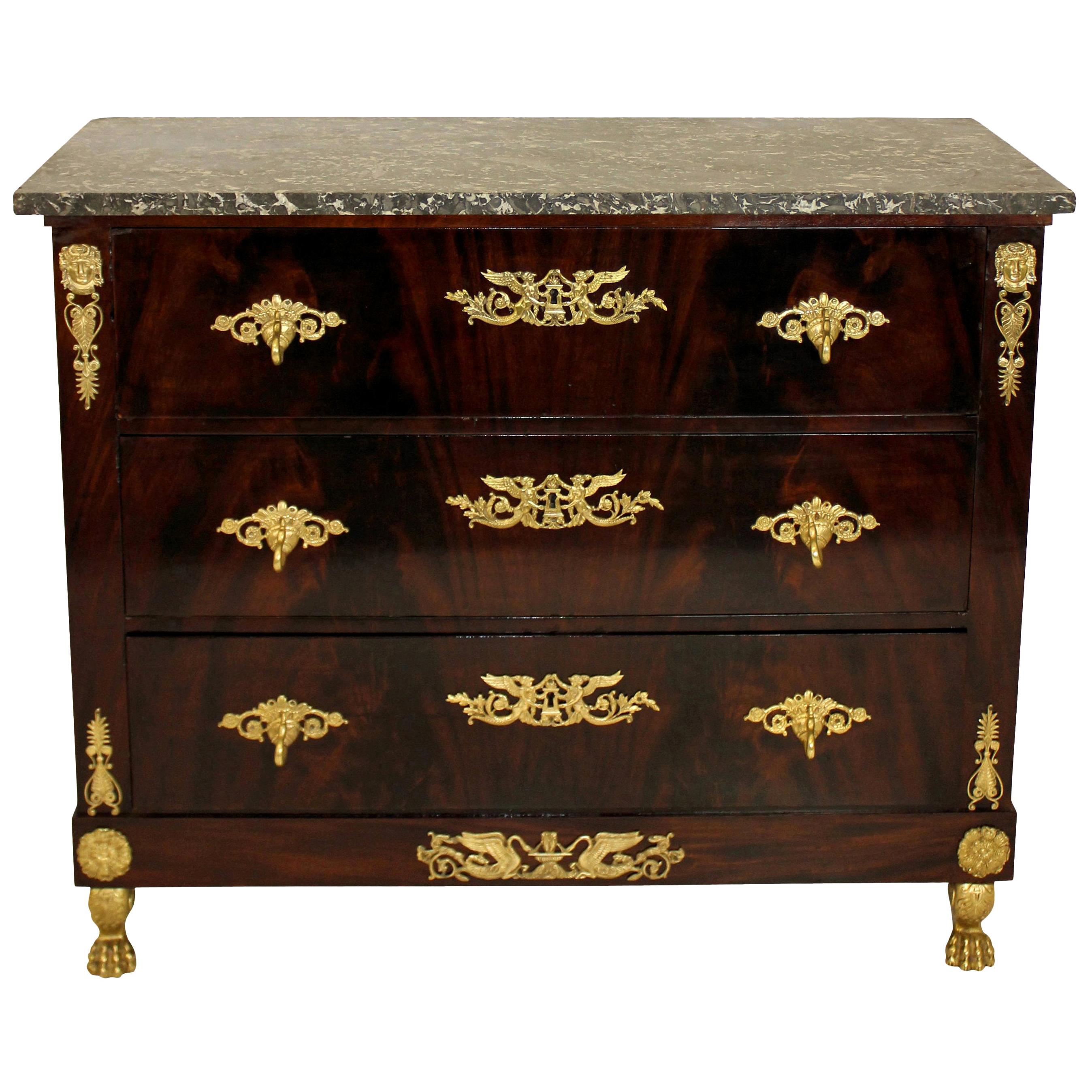 Fine French Empire Commode