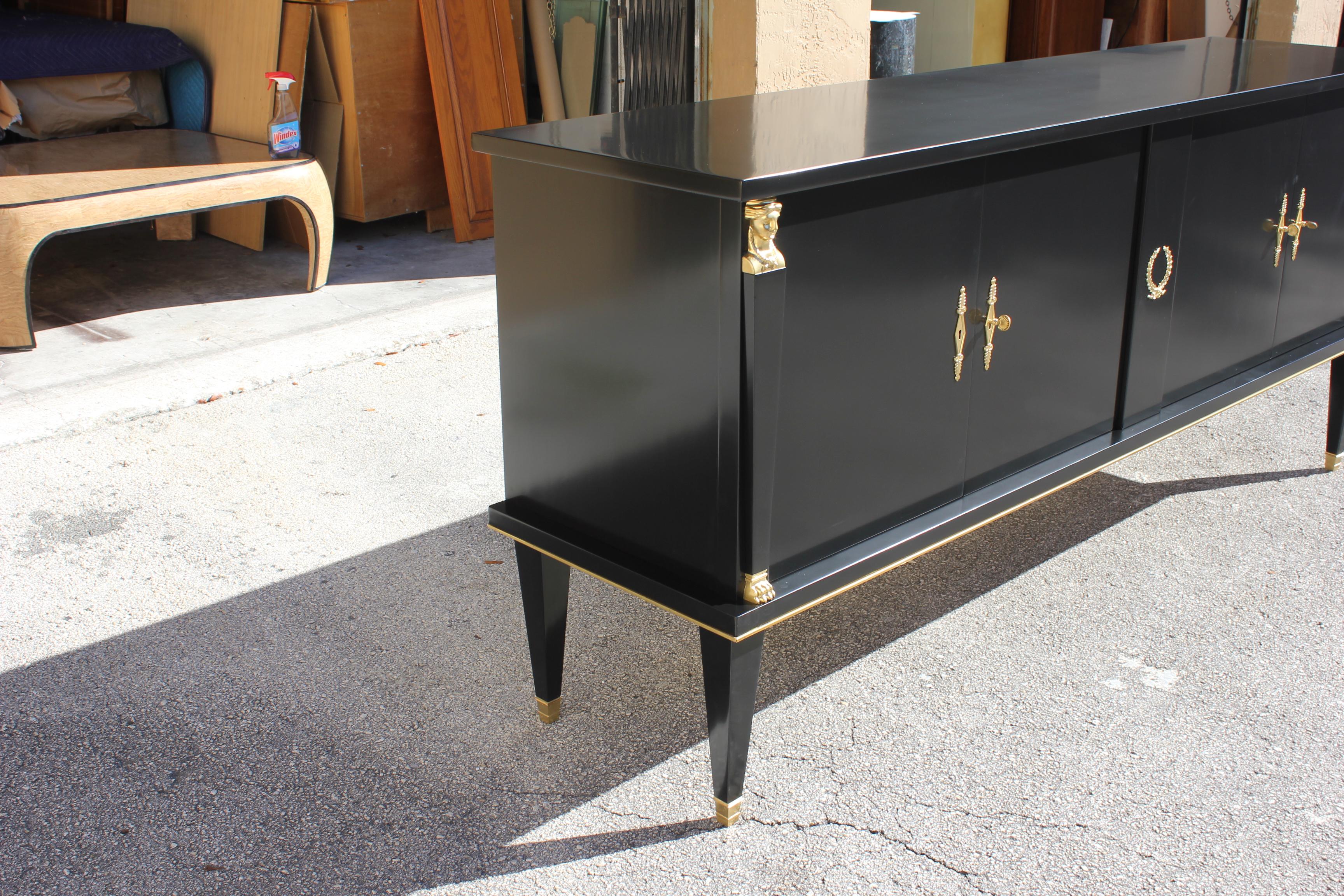 Fine French Empire Style Sideboard or Buffet, circa 1910s 11