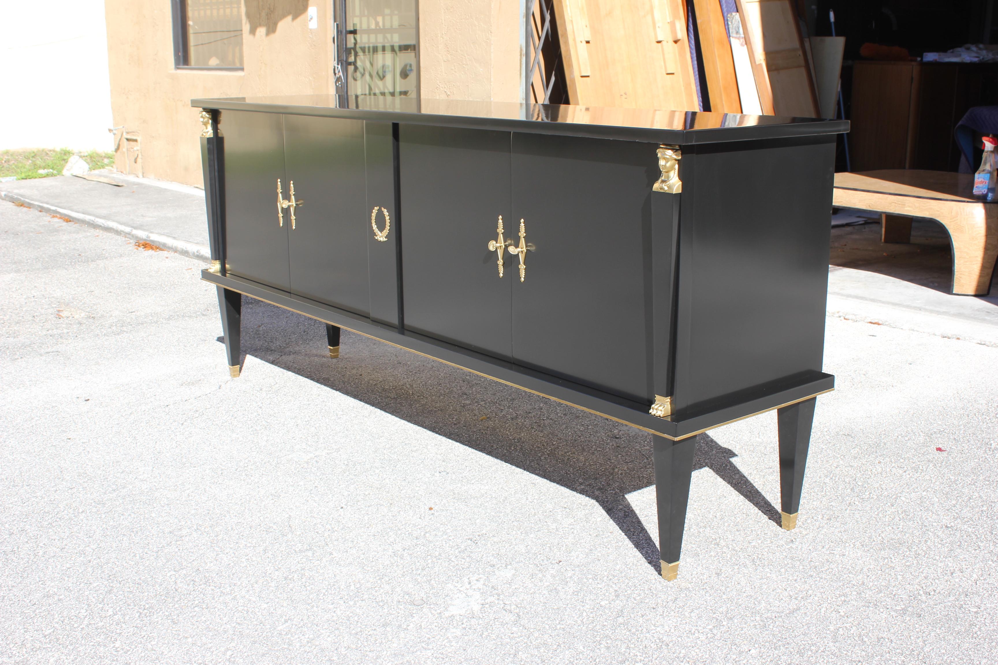 Fine French Empire Style Sideboard or Buffet, circa 1910s 15