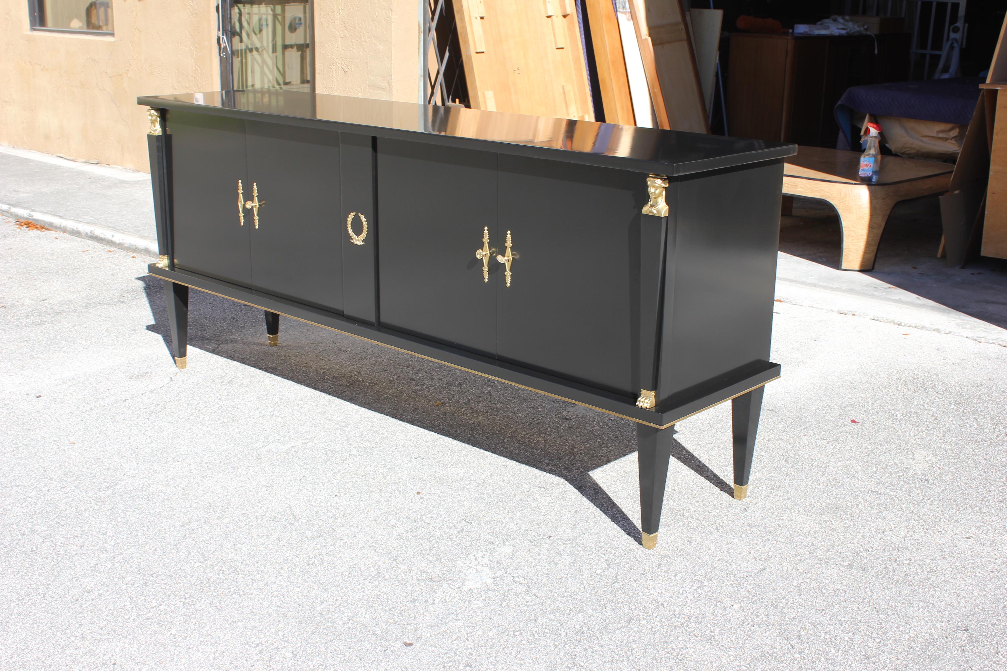 Fine French Empire Style Sideboard or Buffet, circa 1910s 3