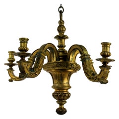 Fine French Gilt Bronze Chandelier