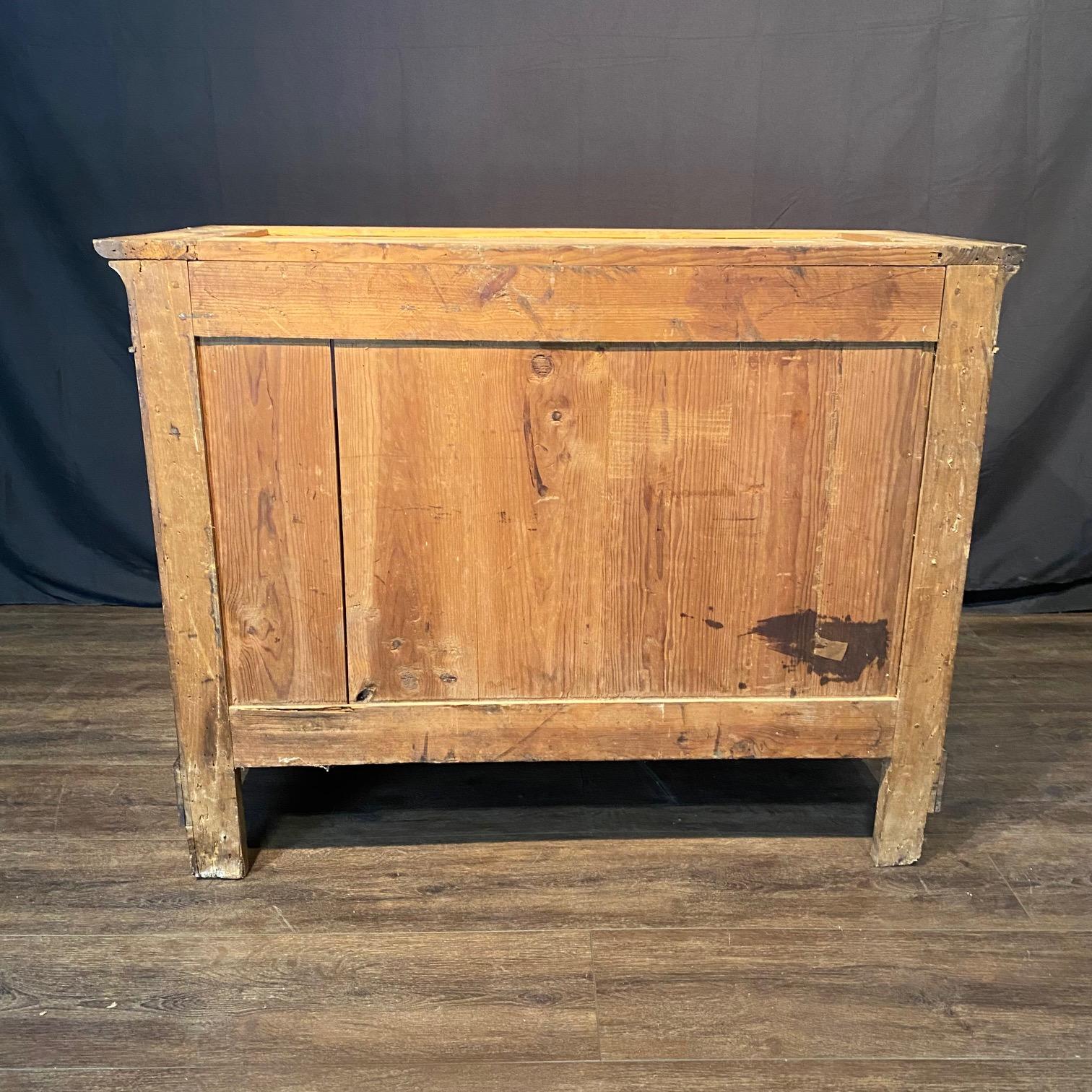 Fine French Louis Philippe 19th Century Marble Top Commode For Sale 5