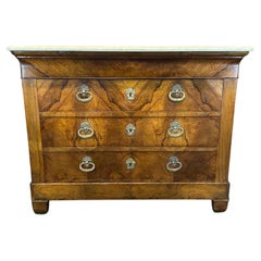 Commode en marbre Louis Philippe du 19ème siècle