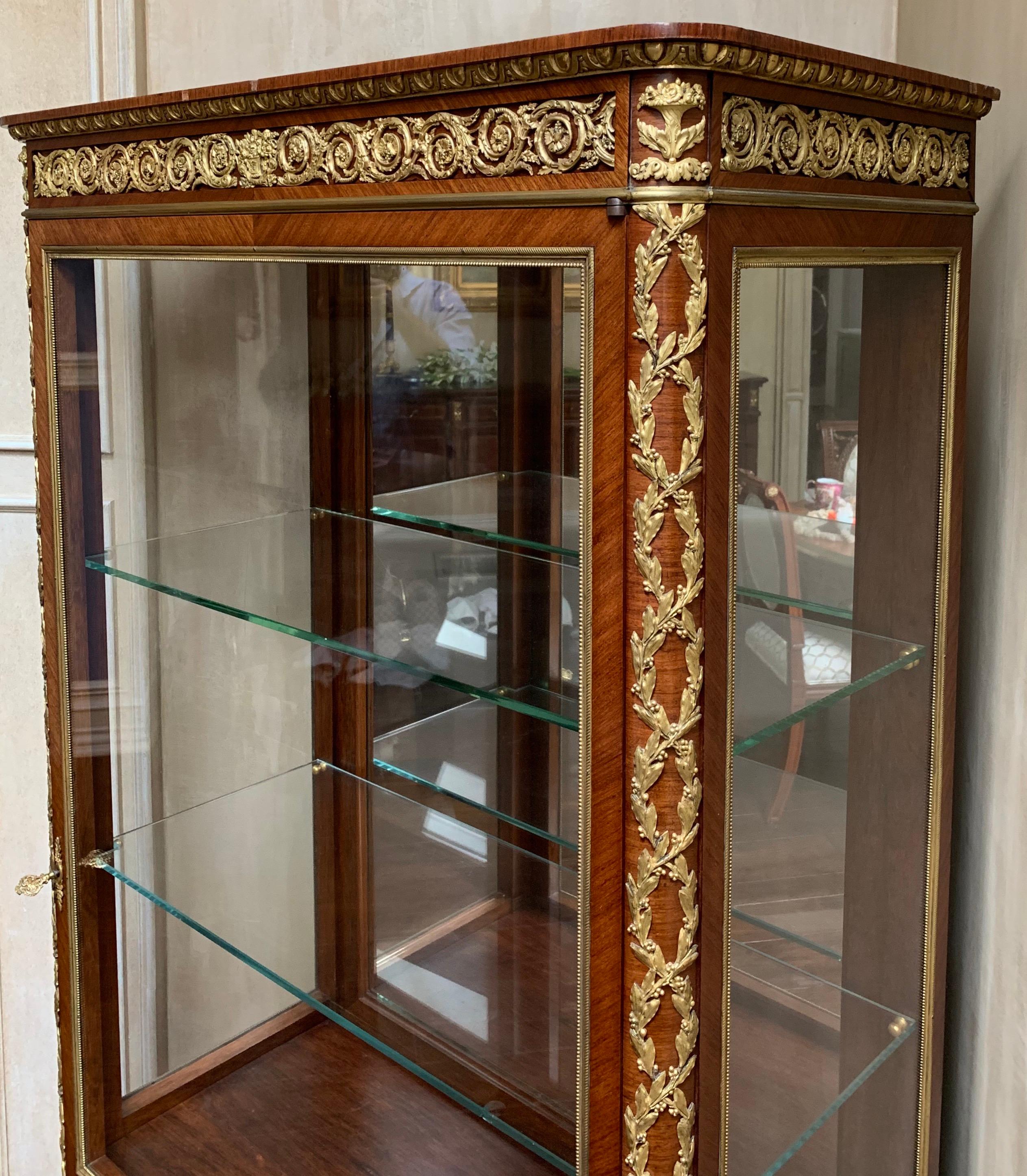 coffin curio cabinet