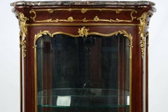 Fine French Louis XV Style Gilt Bronze Vitrine Display Cabinet Case, circa 1880
