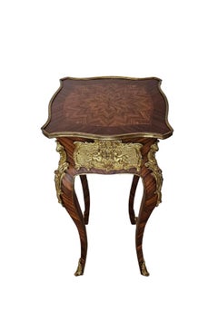 Fine French Louis XV Style Guéridon Side Table Attributed to Francois Linke