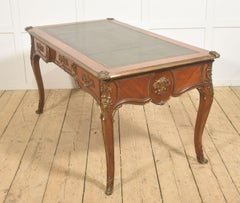 Fine French Louis XV–Style Ormolu-Mounted Bureau Plat
