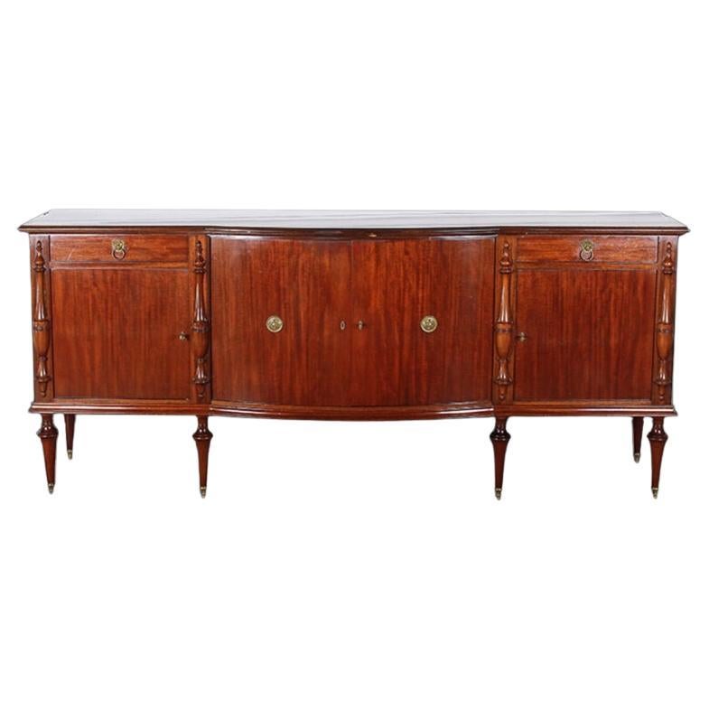 Fine French Mahogany Buffet, Circa 1950 For Sale