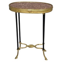 Fine French Marble Topped Gueridon