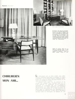 Fine French Mid-Century Lacquered Desk by Raphael