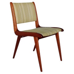 Fine French Mid-Century Mahogany Side Chairs by Roset