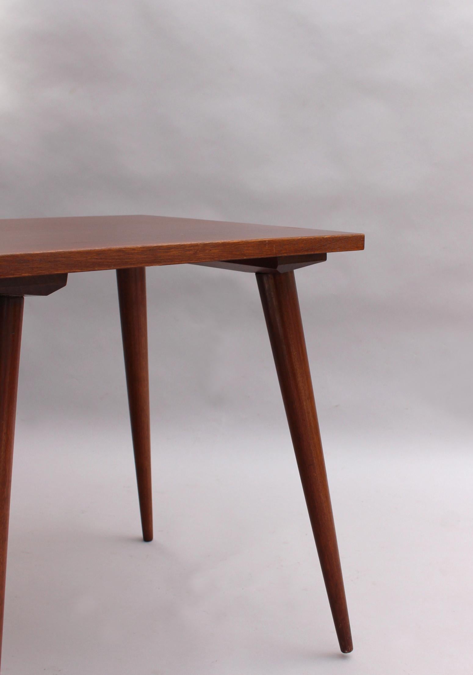 Fine French Mid-Century Rectangular Side Table For Sale 2